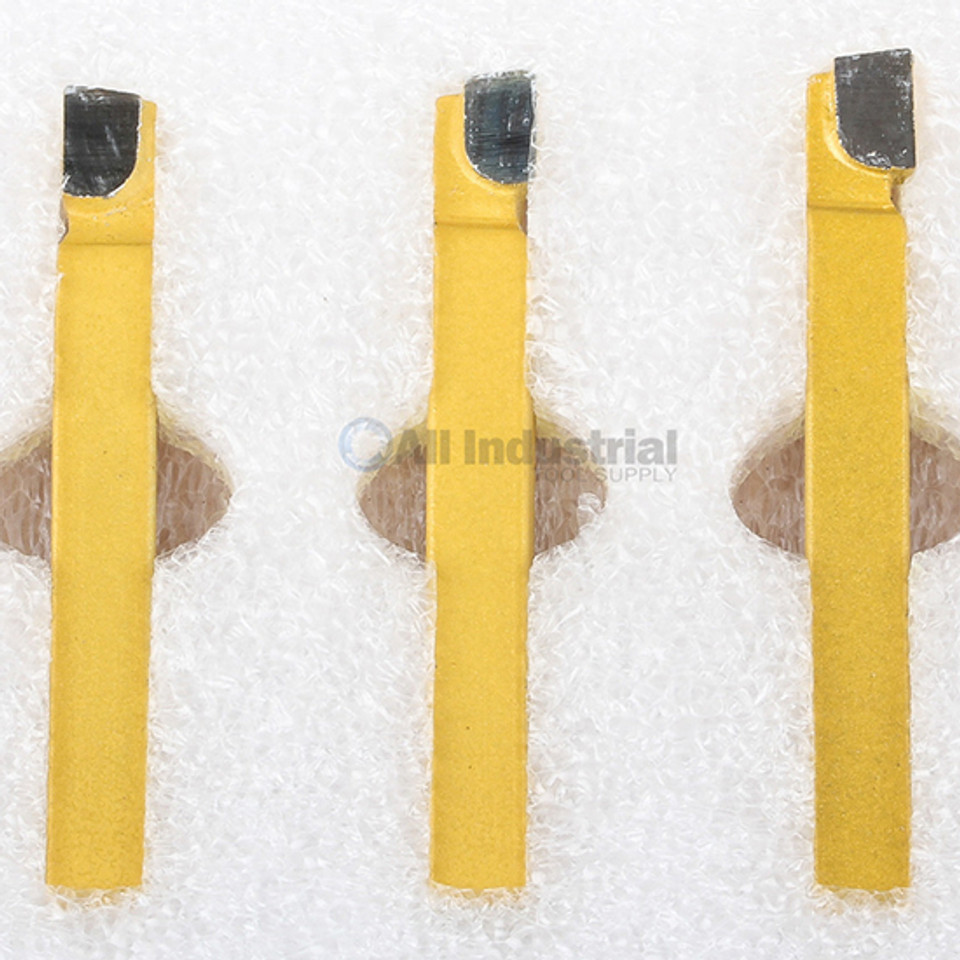 All Industrial 19870 20pc 1/4" C2 & C6 CarbideTipped Lathe Tool Bit