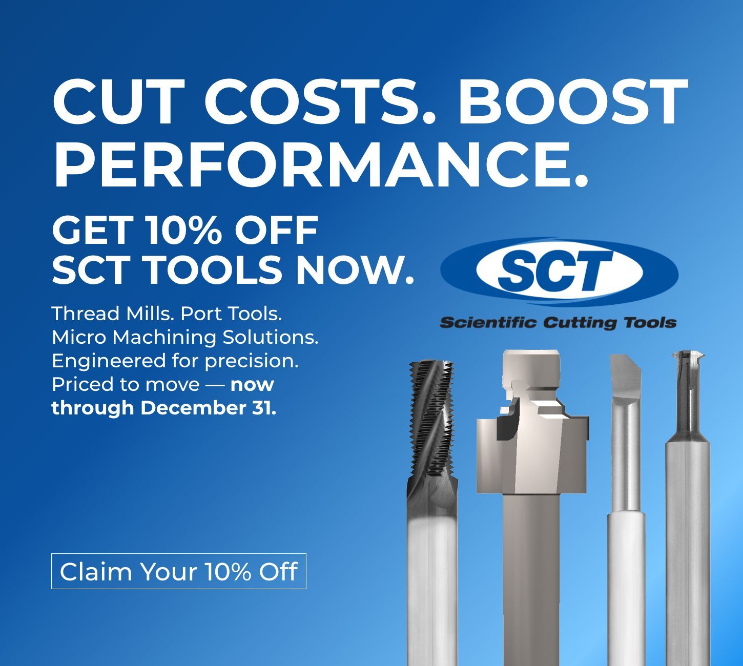 Cut Costs. Boost Performance. — Get 10% Off SCT Tools Now.
