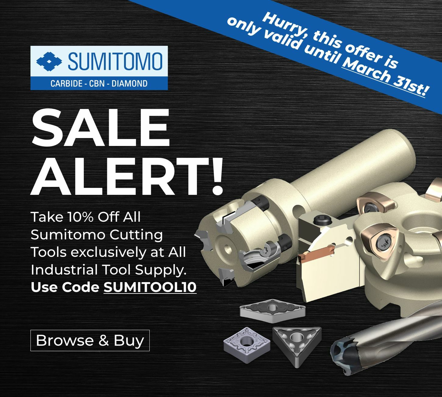 Sumitomo Sale Alert! Use Code SUMITOOL10 for 10% Off