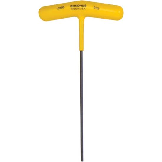 Bondhus 13205 | 3/32" Cushioned Grip T-Handle Hex Tool