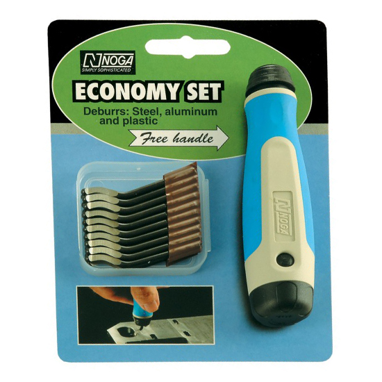 Noga NG8200 | S10 Heavy Duty HSS Blade 20 Pack with Free NogaGrip Handle