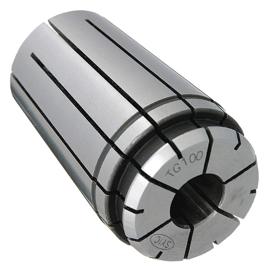 Techniks 04010-24 | 24.00mm Capacity x 24.00mm Shank x 35.02mm Width x 60.32mm OAL TG100 Steel Super Precision Collet