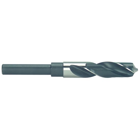 Precision Twist Drill R569/16 | 0.5625" Diameter x 118 Degree Point Angle x 6" OAL Bright/ST Coated Reduced Shank Drill Bit