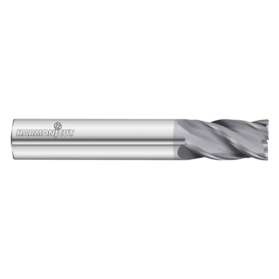 Fullerton Tool 92424 | 6mm Diameter x 6mm Shank x 20mm LOC x 76mm OAL 4 Flute FC18 Solid Carbide Radius End Mill
