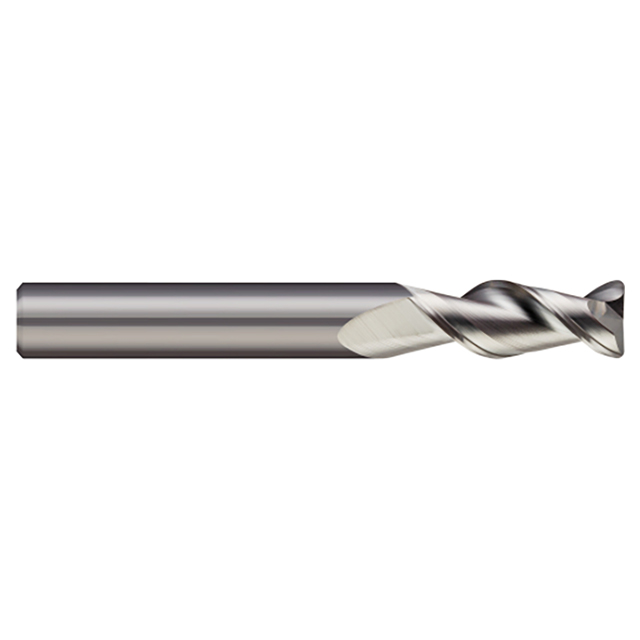 Micro 100 ARC-312-3-030 | 5/16" Diameter x 5/16" Shank x 2-1/2" OAL x 0.030" Corner Radius Uncoated Carbide End Mill