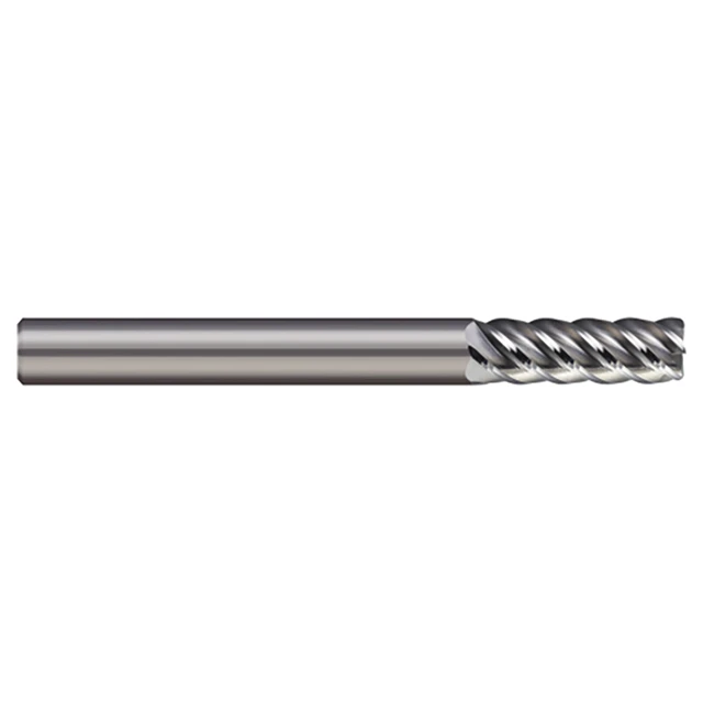 Micro 100 ARC-500-5-060 | 1/2" Diameter x 1/2" Shank x 1.000" LOC x 3" OAL x 0.060" Corner Radius Uncoated Carbide End Mill