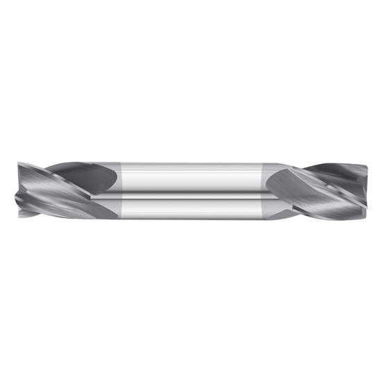 Fullerton Tool 36002 | 3/64" Diameter x 1/8" Shank x 1/8" LOC x 1-1/2" OAL 4 Flute TiAlN Solid Carbide Square End Mill