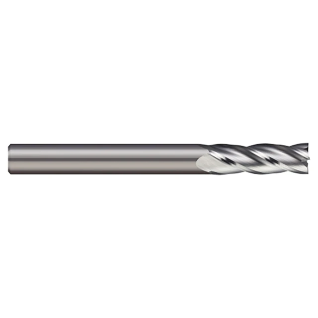 Micro 100 GEMM-180-4 | 18mm Diameter x 18mm Shank x 32mm LOC x 92mm OAL 4 Flute Uncoated Carbide Square End Mill