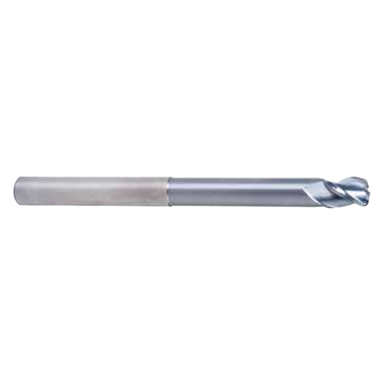 YG1 40573TC | 1/4" Diameter x 1/4" Shank x 3/8" LOC x 4" OAL x 37 Degree Helix Angle 3 Flute TiCN Coated Carbide E5977 Square End Mill