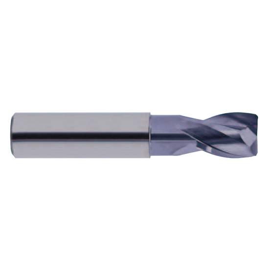 YG1 EG909040 | 4mm Diameter x 6mm Shank x 5mm LOC x 50mm OAL 2 Flute TiCN Carbide Single Square End Mill