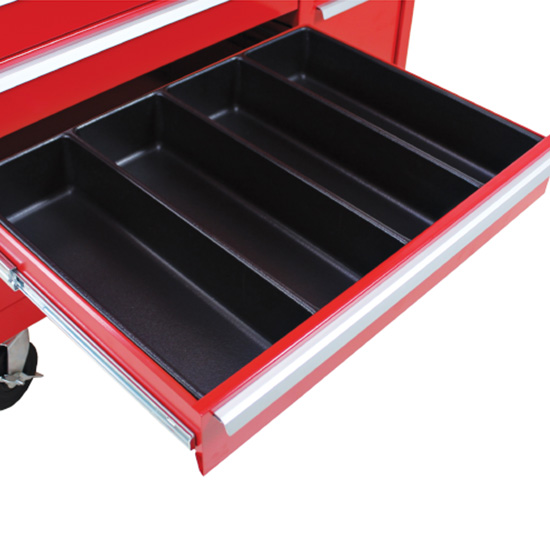 Kennedy 81930 | 4" High 4-Compartment Black Drawer Organizer (for 25"-wide Kennedy Drawers)