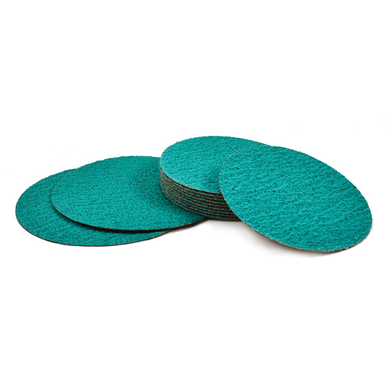 Superior Abrasives 21372 | SHUR-KUT 5" 36 Grit Zirconia Grinding Aid Cloth PSA Disc