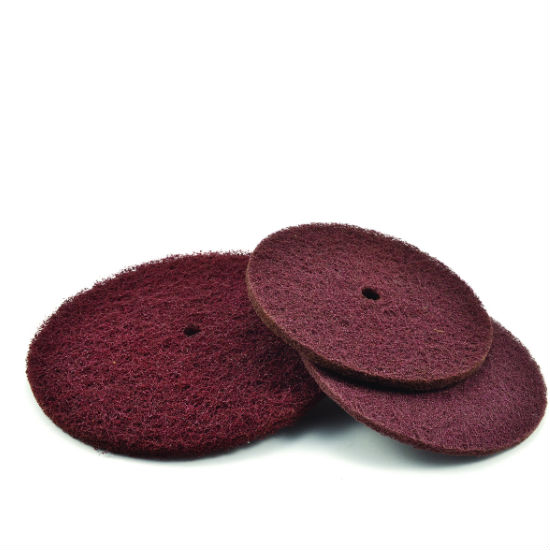 Superior Abrasives 46586 | SHUR-BRITE 6" x 1/2" Coarse Heavy Duty Satin Finishing Arbor Mounted Disc