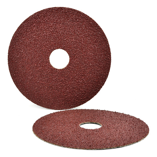 Superior Abrasives 11722 | SHUR-KUT 4-1/2" x 7/8" 80 Grit Aluminum Oxide Resin Fiber Disc