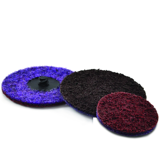 Superior Abrasives 52290 | SHUR-BRITE 4" Medium Type R Extended Performance Surface Conditioning Quick Change Disc