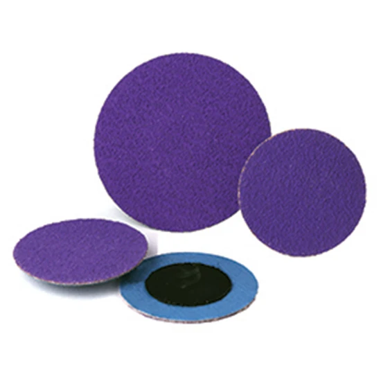 Superior Abrasives 54510 | SHUR-KUT 3" 80 Grit Type R Ceramic Premium Quick Change Disc