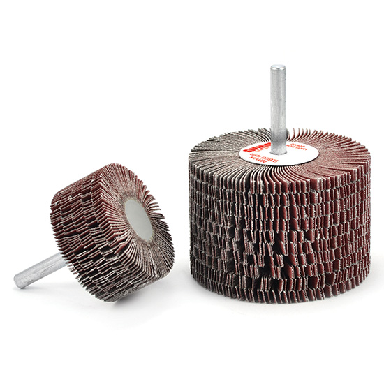 Superior Abrasives 28973 | SHUR-KUT 2-1/2" x 1-1/2" x 1/4" 180 Grit Aluminum Oxide Mounted Flap Mop