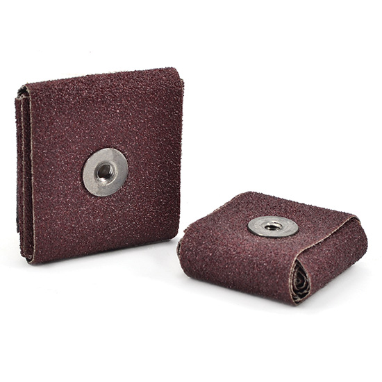 Superior Abrasives 13999 | SHUR-KUT 1-1/2" x 1-1/2" x 3/8" 80 Grit Aluminum Oxide Square Pad