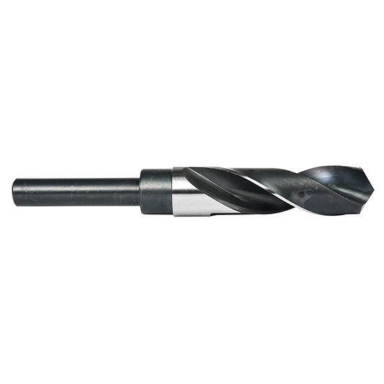 Precision Twist Drill 5999685 | 57/64" Diameter 6" OAL 118 Degree High Speed Steel Bright/ST Reduced Shank Drill Bit