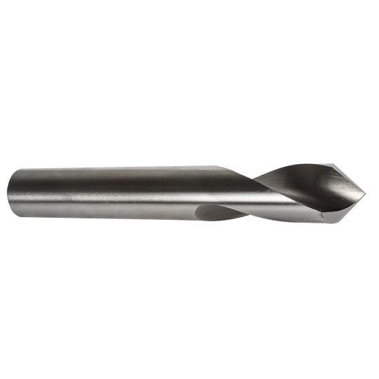 Precision Twist Drill 6000081 | 5/8" Diameter 4-3/8" OAL 120 Degree High Speed Steel Bright Finish Spotting Drill