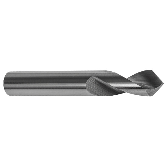 Precision Twist Drill 7378065 | 3/8" Diameter 2-1/2" OAL 120 Degree Solid Carbide Bright Finish Spotting Drill