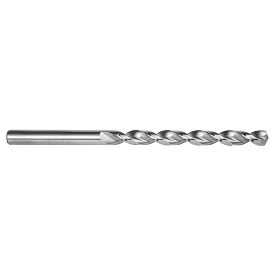 Precision Twist Drill 057924 | 3/8" Diameter 6-3/4" OAL 135 Degree High Speed Steel Bright Finish Taper Length Drill Bit