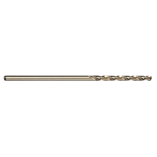 Precision Twist Drill 053735 | #35 Diameter 6" OAL 135 Degree Cobalt High Speed Steel Bronze Aircraft Extension Drill Bit