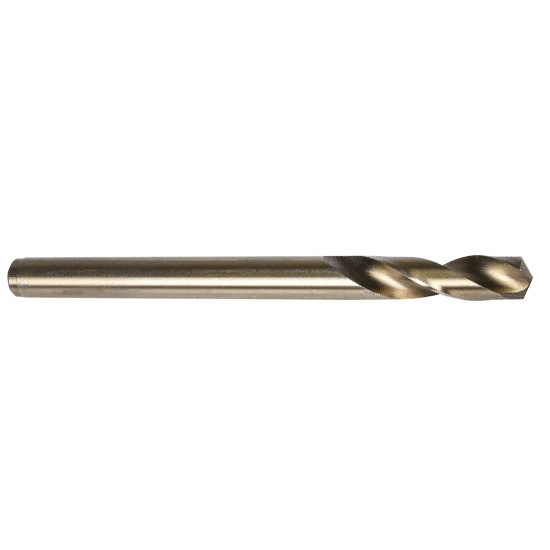 Precision Twist Drill 058843 | #43 Diameter 2-1/4" OAL 135 Degree Cobalt High Speed Steel Bronze Jobber Length Drill Bit