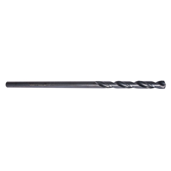 Precision Twist Drill 6001331 | T Diameter 12" OAL 135 Degree High Speed Steel Steam Oxide Aircraft Extension Drill Bit