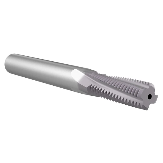 Allied Machine and Engineering TM13832CHM  | #6-32 UN x  2.50mm Diameter x 3.00mm Shank x 5.55mm LOC x 39.00mm OAL 3 Flute TiAIN Coated Helical Flute Thread Mill