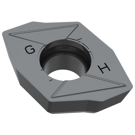 Allied Machine and Engineering 4T-140408-P | 1.850" Diameter x 0.192" Thickness x 0.031" Radius AM480 Coated Carbide 14 Series Indexable Drill Insert