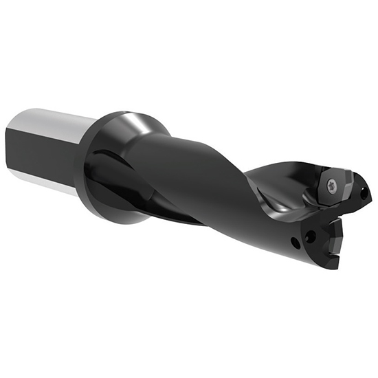 Allied Machine and Engineering D3051750M-100F | 4TEX 52.50mm Drill Depth x 17.50mm Diameter x 25.40mm Shank 3XD 05 Series Indexable Insert Drill