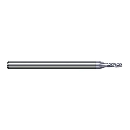 Harvey Tool AVA2129-C8 | 5.410mm Diameter x 6.000mm Shank x 75.000mm OAL 130 Degree Drill Point TiB2 Coated Solid Carbide Micro Drill Bit