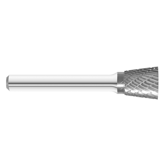 Fullerton Tool 52264 | 1/2" Diameter 1/4" Shank Single Cut Burr