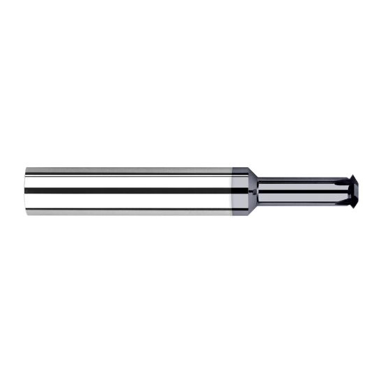 Harvey Tool 54204-C3 | 1 Thread 0.0540" Diameter 2FL 60 Degree Included Angle AlTiN Coated Carbide Single Profile Thread Mill