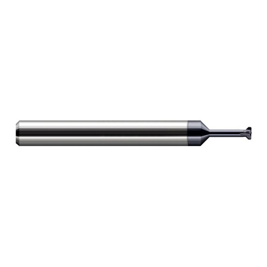 Harvey Tool 975405-C3 | 0.1420" Diameter x 0.0500" LOC x 1/4" Shank x 2-1/2" OAL 4FL AlTiN Coated Carbide Thread Relief Cutter
