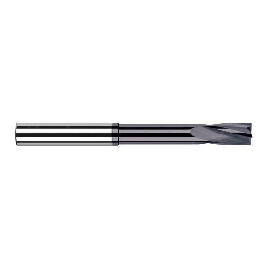 Harvey Tool 25517-C3 | 17/64" Diameter x 7/8" LOC x 7/8" Shank x 4" OAL 4FL AlTiN Coated Carbide Flat Bottom Counterbores