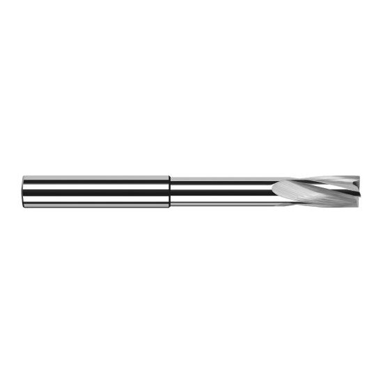 Harvey Tool 25524 | 3/8" Diameter x 1" LOC x 1" Shank x 4" OAL 4FL Uncoated Coated Carbide Flat Bottom Counterbores