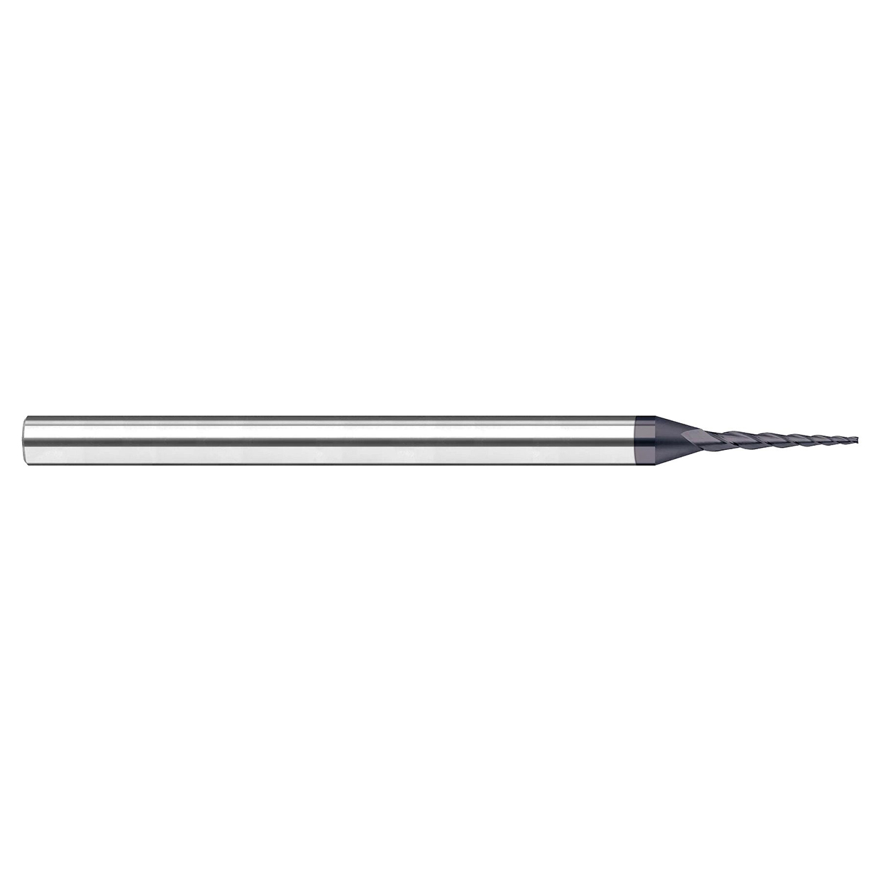Harvey Tool 919545-C6 | 0.0450" Cutter Diameter x 0.2500" (1/4) LOC 3 Flute AlTiN Nano Coated Tapered End Mill