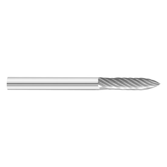 Fullerton Tool 59126 | 1/8" Diameter 1/8" Shank Single Cut Burr