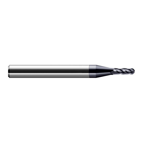 Harvey Tool 836005-C3 | 0.1180" Diameter x 0.3540" LOC x 1/8" Shank x 1-1/2" OAL AlTiN Coated Carbide Miniature Ball Deburring End Mill