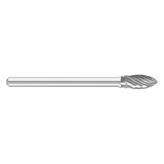 Fullerton Tool 71116 | 3/16" Diameter 1/8" Shank Single Cut Burr