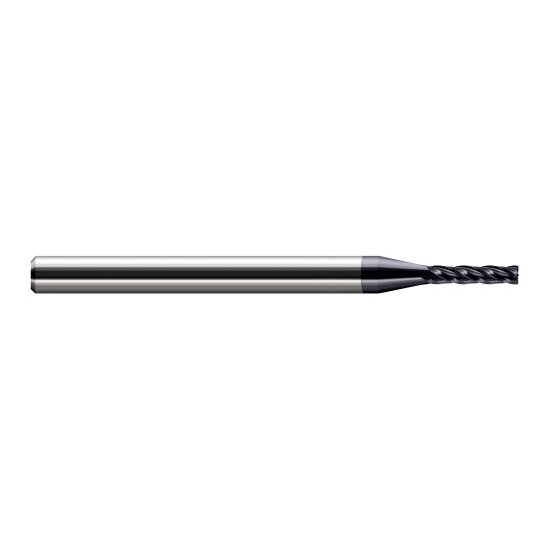 Harvey Tool 950920-C3 | 1/8" Diameter x 1/8" Shank x 5/8" LOC x 2-1/2" OAL 0.0200" Radius AlTiN Coated Carbide Corner Radius End Mill