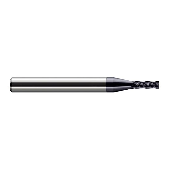 Harvey Tool 836310-C3 | 0.0100" Diameter x 1/8" Shank x  LOC x 1-1/2" OAL 3FL AlTiN Coated Carbide Square End Mill