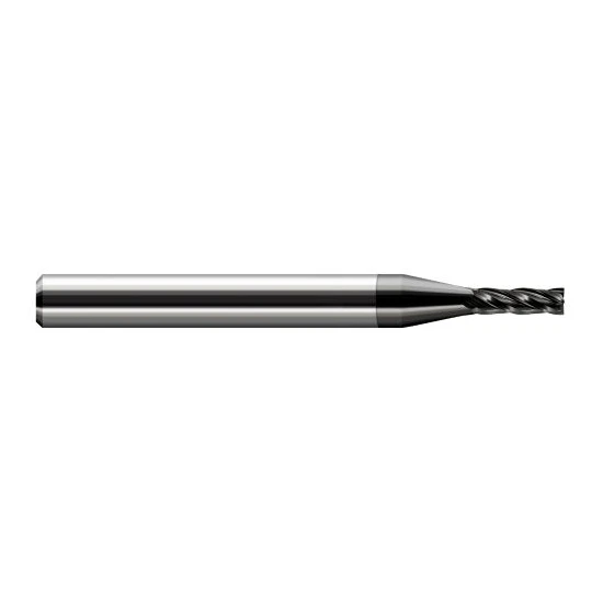 Harvey Tool 73125-C4 | 1/8" Diameter x 1/8" Shank x 3/8" LOC x 1-1/2" OAL 4FL Amorphous Diamond Coated Carbide Square End Mill