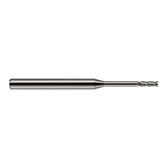 Harvey Tool 846162 | 1/16" Diameter x 1/8" Shank x  LOC x 2" OAL 4FL Uncoated Carbide Square End Mill