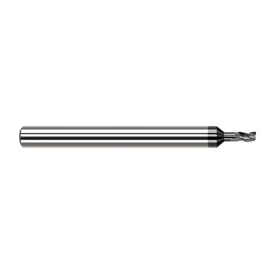 Harvey Tool 47862-C4 | 1/16" Diameter x 1/8" Shank x 3/32" LOC x 2-1/2" OAL 3FL Amorphous Diamond Coated Carbide Square End Mill