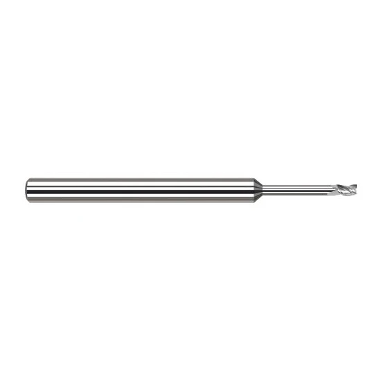 Harvey Tool 874178 | 5/64" Diameter x 1/8" Shank x  LOC x 2-1/2" OAL 4FL Uncoated Carbide Square End Mill