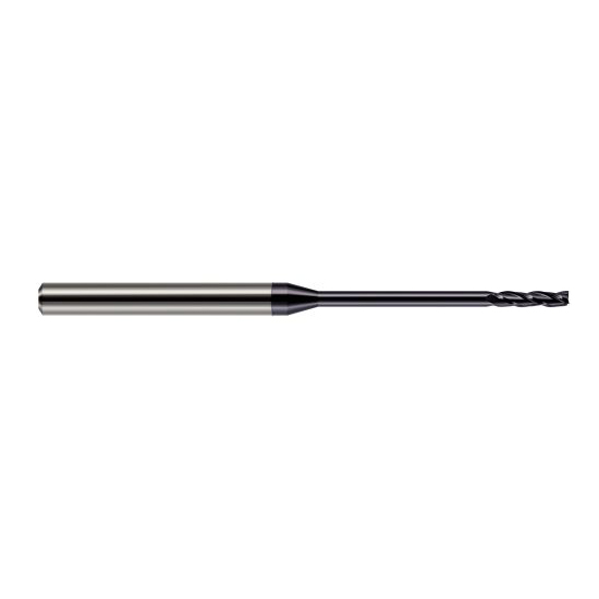 Harvey Tool 13670-C3 | 0.0700" Diameter x 1/8" Shank x 1/2" LOC x 2-1/2" OAL 3FL AlTiN Coated Carbide Square End Mill