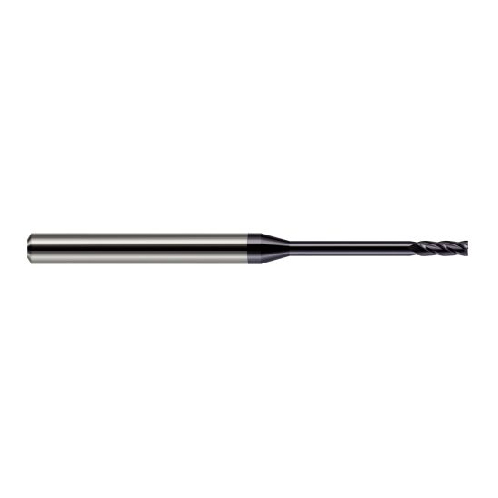 Harvey Tool 952100-C3 | 0.1000" Diameter x 1/8" Shank x  LOC x 2-1/2" OAL 2FL AlTiN Coated Carbide Square End Mill